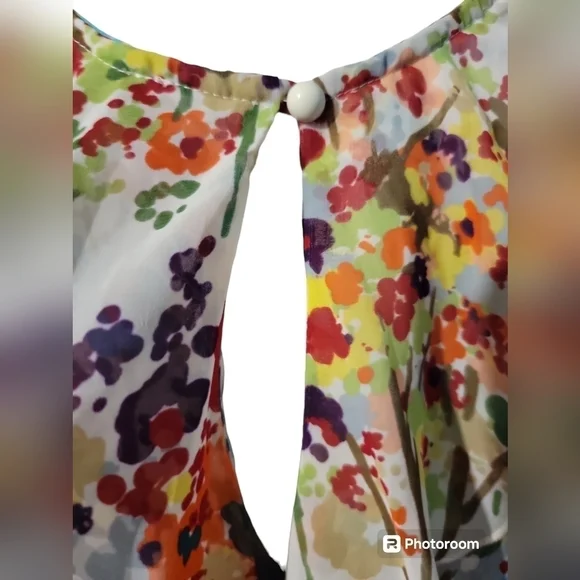 Flowery, sheath blouse - Picture 3 of 3